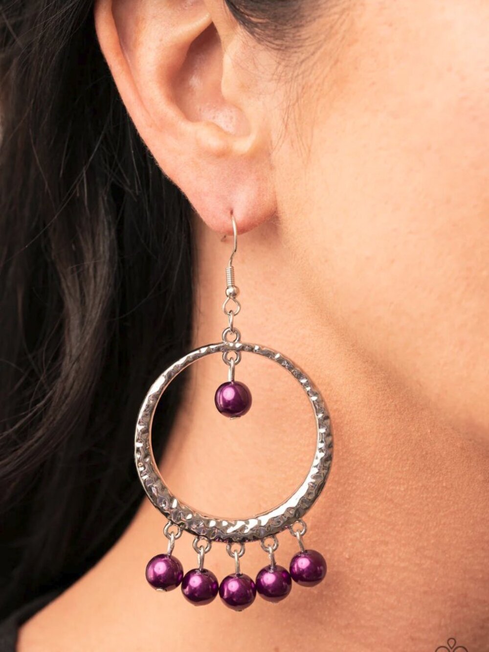 Paparazzi Jewelry Accessories - Luscious Luxury - Purple Earrings - Vintage